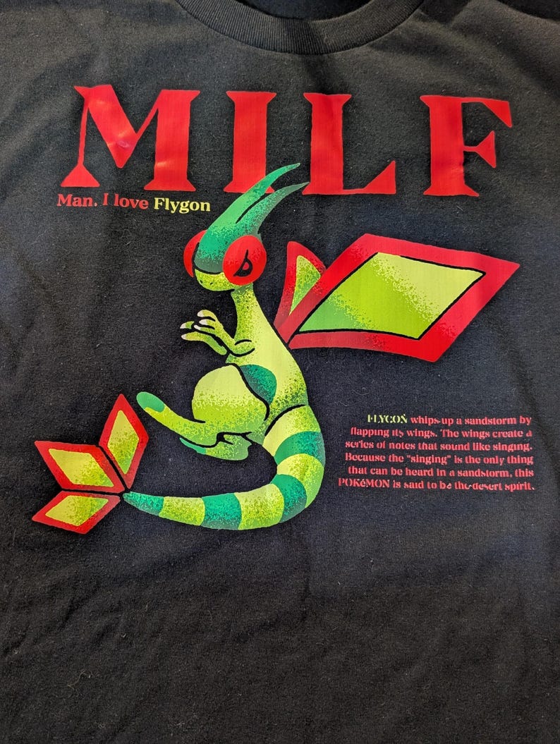Flygon Merch Man I Love Flygon T-shirt - Etsy