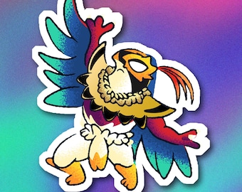 Adesivo in vinile Mega Hawlucha