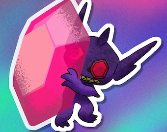 Mega Sableye Vinyl Sticker