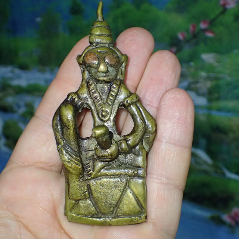 Buddha Amulet E Phor Man I Pher Brass Statue Penis Man Etsy