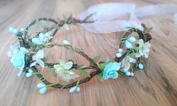 The Bonnie Boho Floral Wedding Crown 