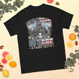 Trump Is Here Presidential Election 2024 Men&#39;s classic tee Anti Biden Trump for president 2024