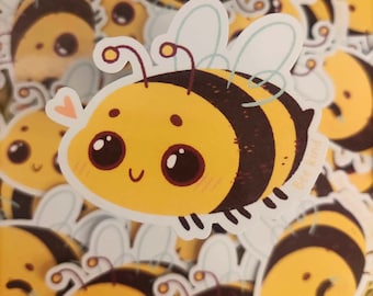 Sticker "bee kind" abeille mignonne