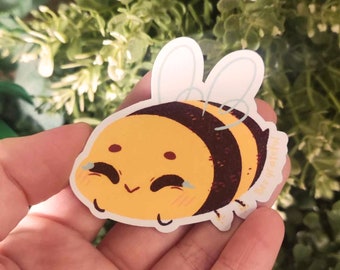 Sticker "bee grateful" abeille mignonne