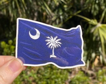 South Carolina Decal SC State Flag Decal South Carolina State Bumper ...
