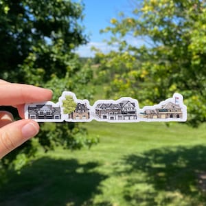 Philly Boathouse Row Sticker