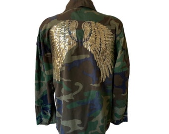 Camo angel hotsell wing jacket