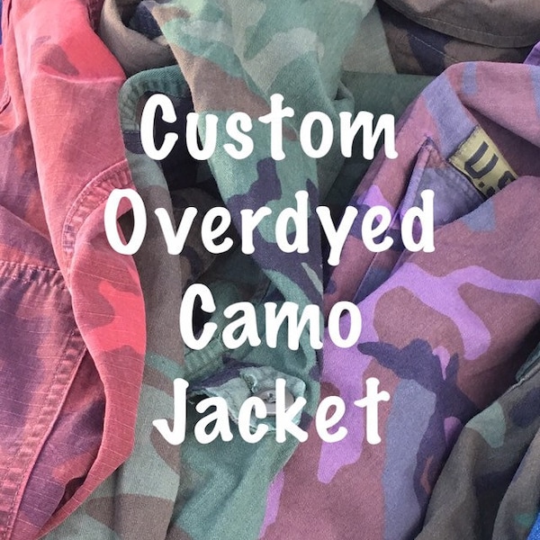 Custom Army Jacket Etsy