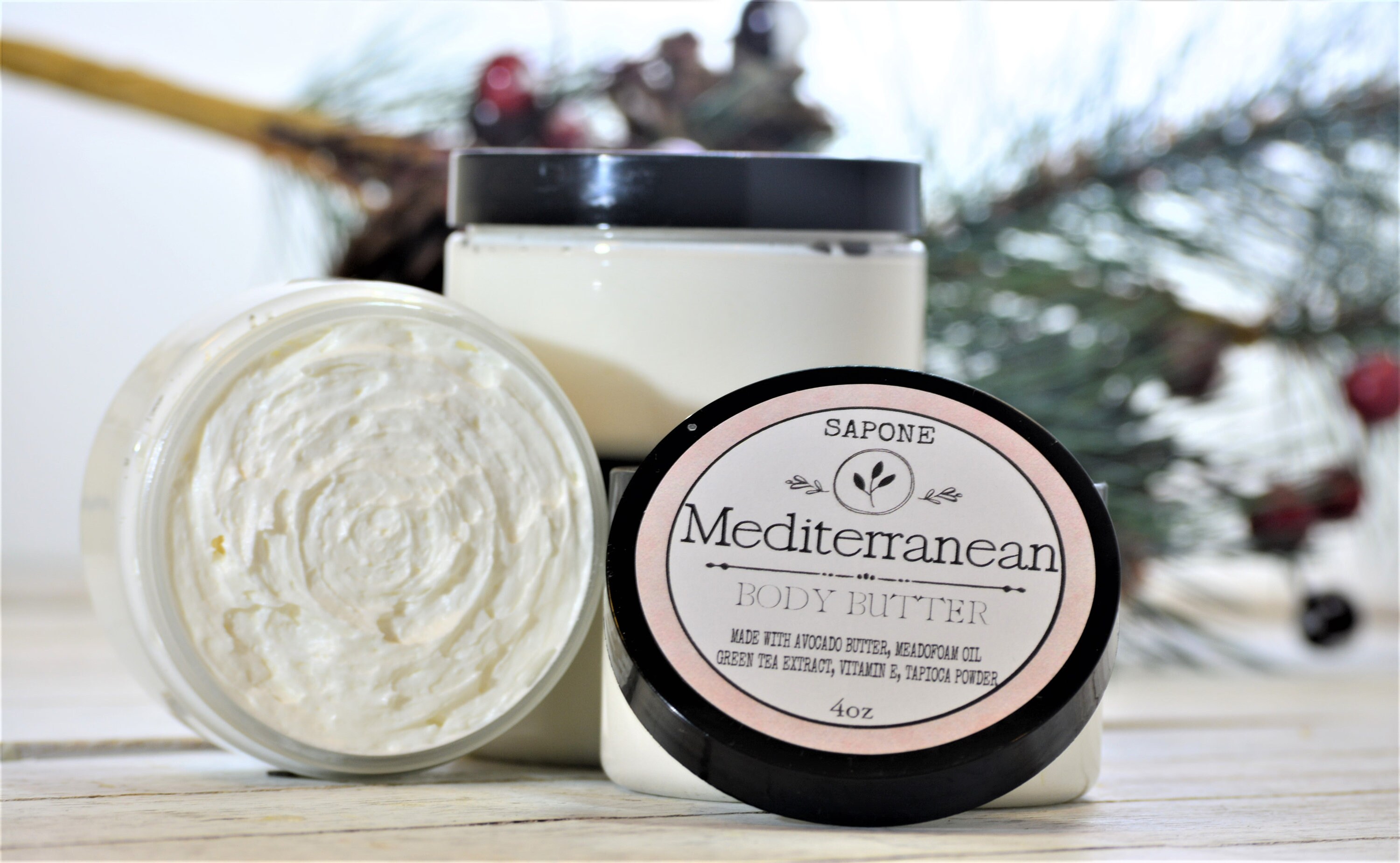Mediterranean Body Butter Made With 100 Avocado Butter Thick Body Whip