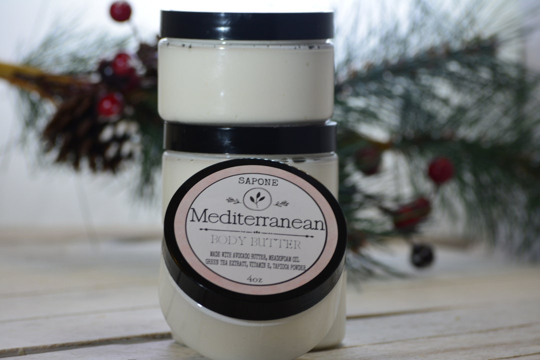 Mediterranean Body Butter Made With 100 Avocado Butter Thick Body Whip
