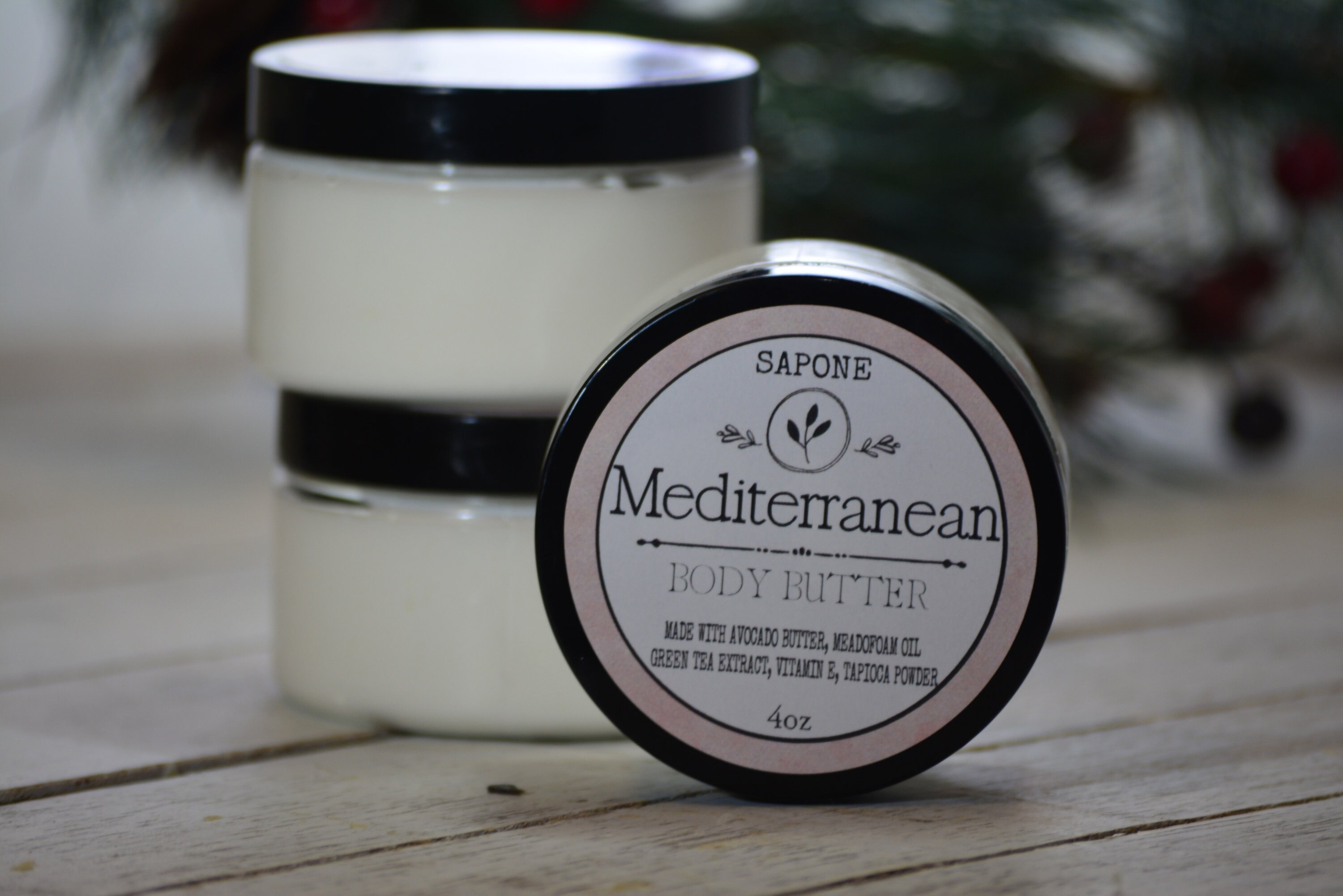 Mediterranean Body Butter Made With 100 Avocado Butter Thick Body Whip