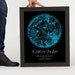Star Map Print, Constellation Custom Star Map, Custom Personalized boyfriend Gift, Star Map Custom Night Sky Map Custom Sky Map Poster