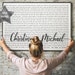 Song lyrics wall art | Wedding anniversary gift for husband |  Couples gift | Personalized gifts for wife | Cotton Anniversary Gift for him 