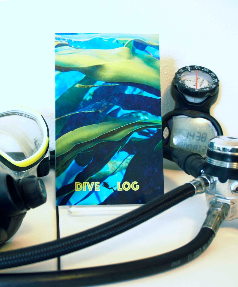 Kelp Fronds Scuba Dive Log Diving Journal Underwater Photo Diver