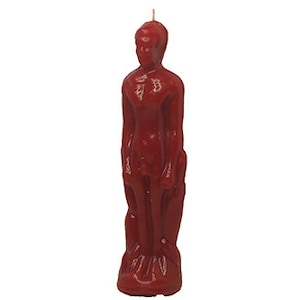 Male (7.5”) Hand-poured Figural Candle: Represent a Male or Masculinity - Ritual Candles in 10 Vibrant Colors
