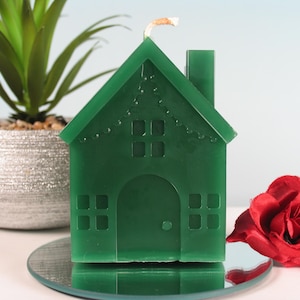 Vela figurativa hecha a mano: Hogar sagrado, protección y santuario espiritual - Velas rituales en 10 vibrantes colores