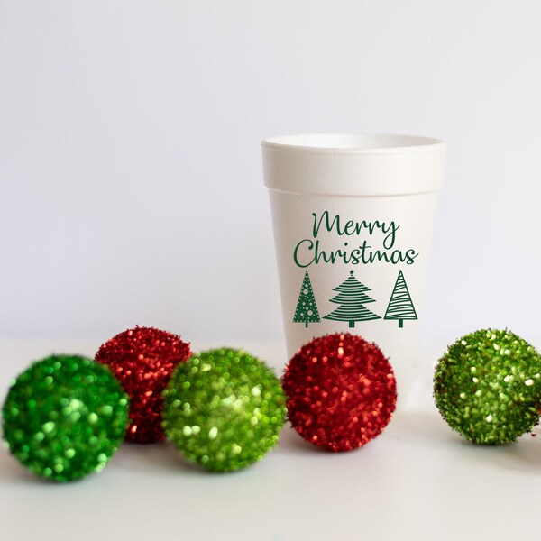 Styrofoam Cups Christmas Etsy