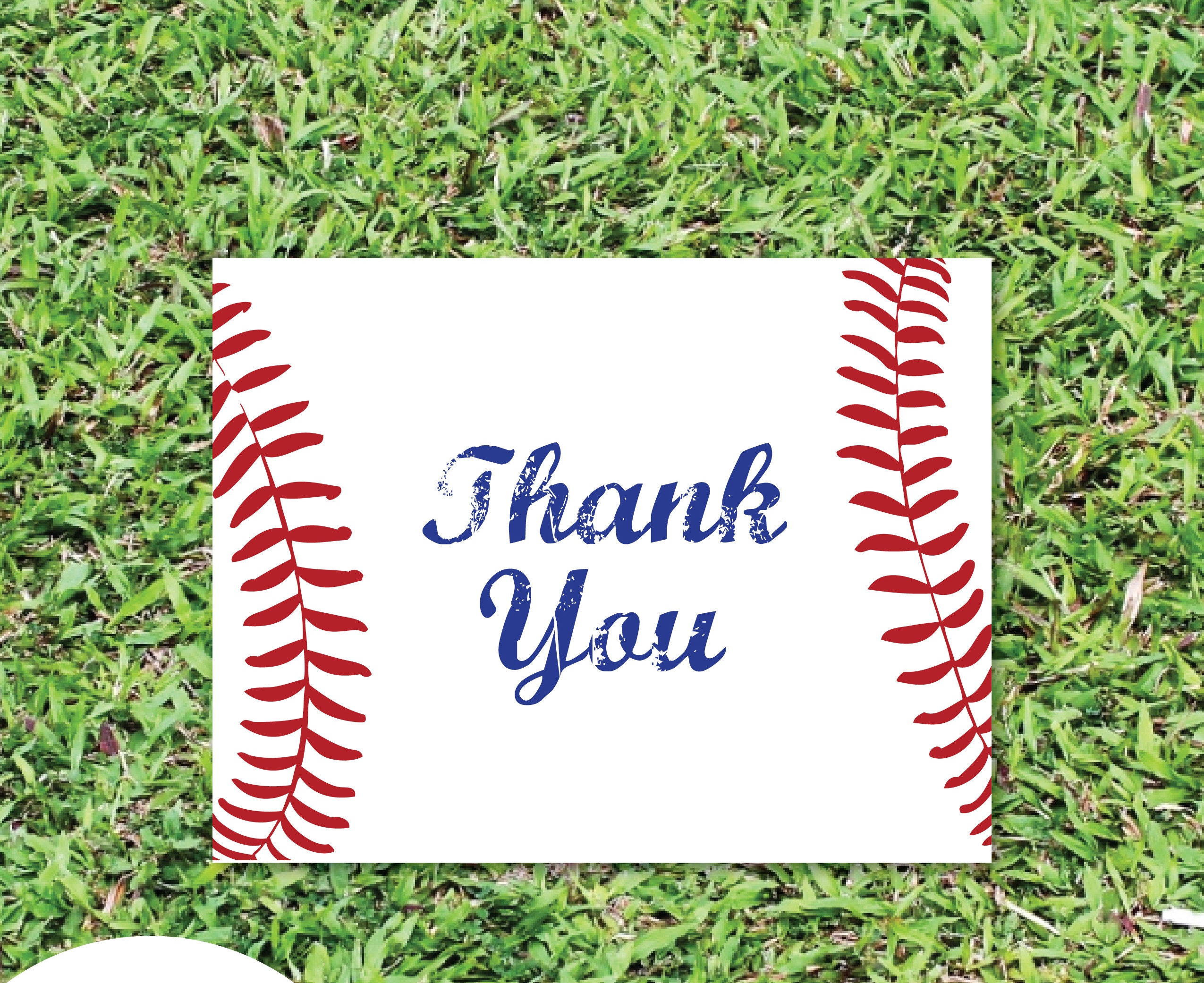 AmandaCreation Baseball Dankeskarten – 10 Karten 10,2x14 Cm Mit Weißen Umschlägen, Zum Ausfüllen Für Kinder