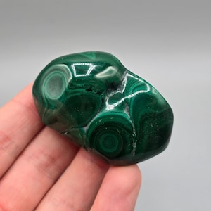 Green Malachite Freeform Polished from Congo