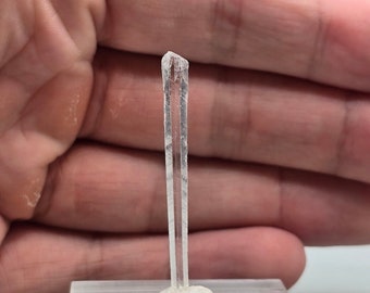 希少なニフォントバイト結晶 - メキシコ、チャルカス産の 2.56g 角柱状