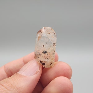 Clear Topaz Crystal with Inclusions from Nigeria