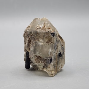 Clear Quartz with Black Tourmaline Inclusions