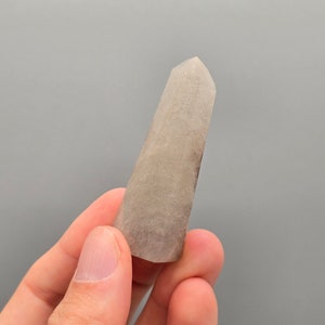 White Kaolinite Amphibole Quartz Tower, White Angel Hair from Brazil