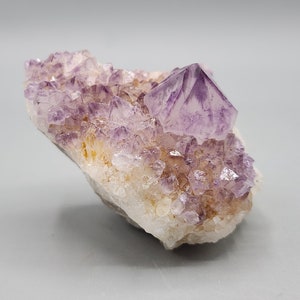 Amethyst Spirit Quartz Cluster from Mpumalanga, South Africa 95g