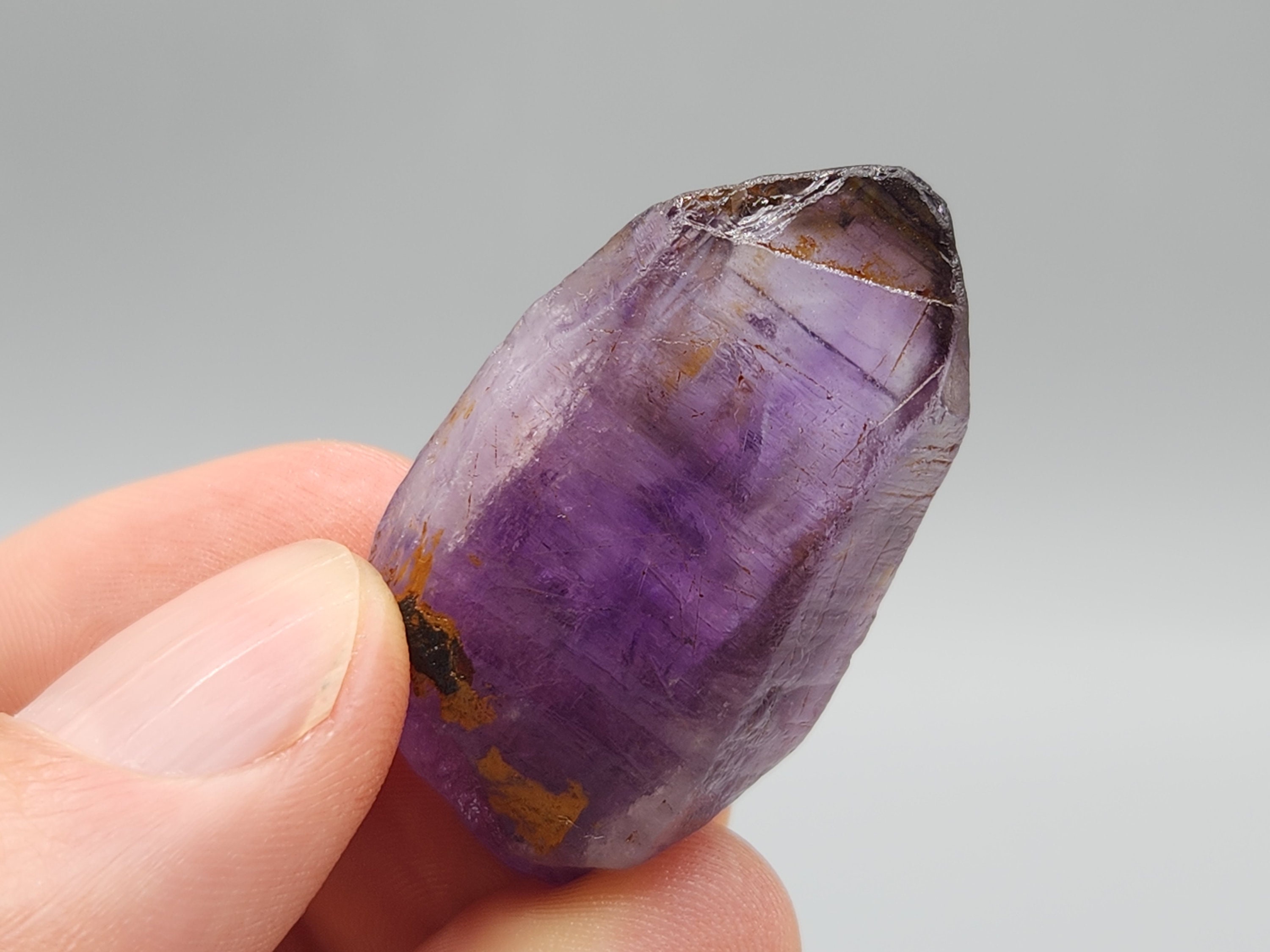 ナイジェリア Tutu cliffs産 アメジストポイント02 Tutu Cliffs Amethyst Quartz Point From Nigeria - Etsy