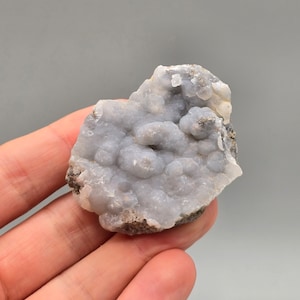 Botryodial Silver Smithsonite on Matrix from Turkey