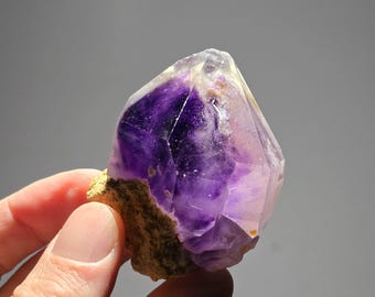 High Quality Phantom Amethyst with Deep Zoning from Taraba, Nigeria