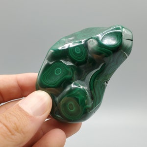 Green Malachite Freeform Polished from Congo