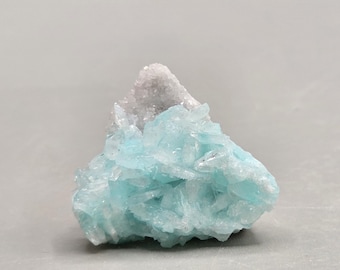 メキシコ産の非常に珍しい青いホウカリ石クラスター - Etsy 日本