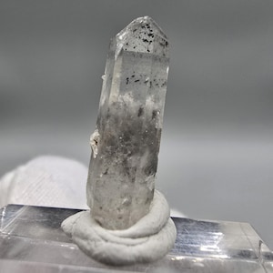 Greenland Quartz with Blue-Gray Inclusion Cloud& Dark Apex Inclusions | Ilímaussaq Complex – 1.87 g