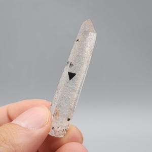 Helvite on Clear Quartz from Guangdong, China