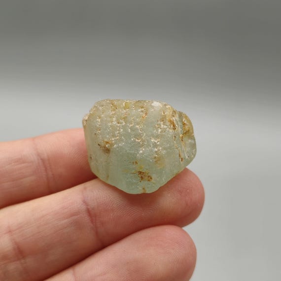 Alluvial Blue Topaz Natural Untreated Topaz Crystal From Bauchi