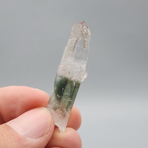 Clear Quartz with Chlorite from Guangdong, China