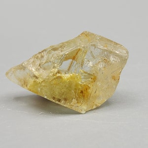 Golden Topaz Crystal with Unknown Inclusions