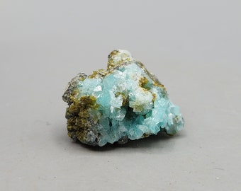 母岩上の結晶化ボルカライト – メキシコ、サン・バルトロ鉱山産 – 超