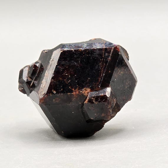 Almandine–spessartine Garnet Cluster – Deep Reddish-brown – Jos