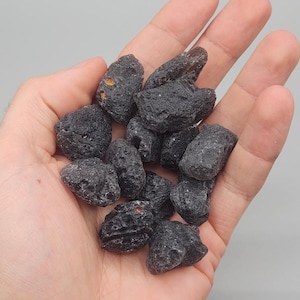 Agni Manitite Stone – Volcanic Pseudo-Tektite from Java, Indonesia – Choose Your Weight (3–9 g)