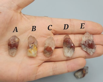 6g Red Hematite Phantom Quartz