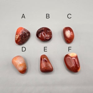 Carnelian Hand Polished Tumble Stone from Indonesia