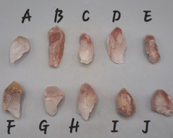 Strawberry Lemurian Quartz Point (Scarlet Temple)