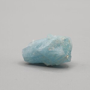 15.5g Natural Deep Blue Aquamarine Crystal Rough Cab Rare Specimen ...