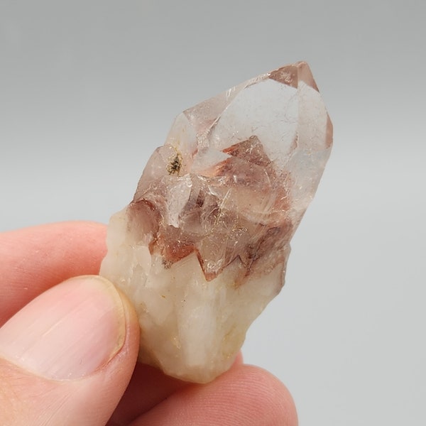 Red Hematite Phantom Quartz