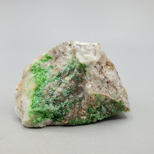 Conichalcite on Matrix from Gold Hill, Utha
