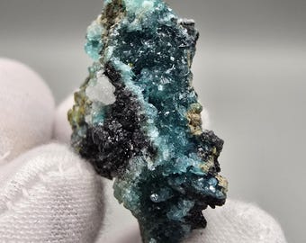 メキシコ産の非常に珍しい青いホウカリ石クラスター - Etsy 日本