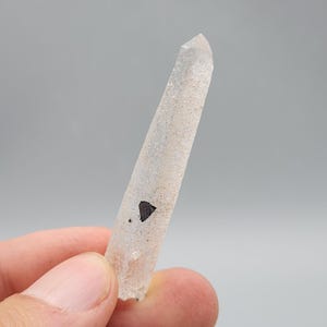Rare Helvite Crystal on Clear Quartz – Guangdong, China (10 g)