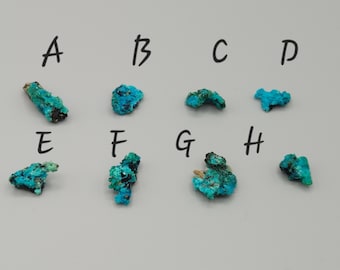 Cristallo di Serpierite in miniatura molto raro dal Nevada